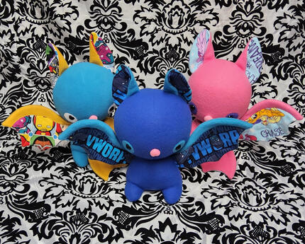 Fanpire Bats: Dr. Who, Avengers, MLP